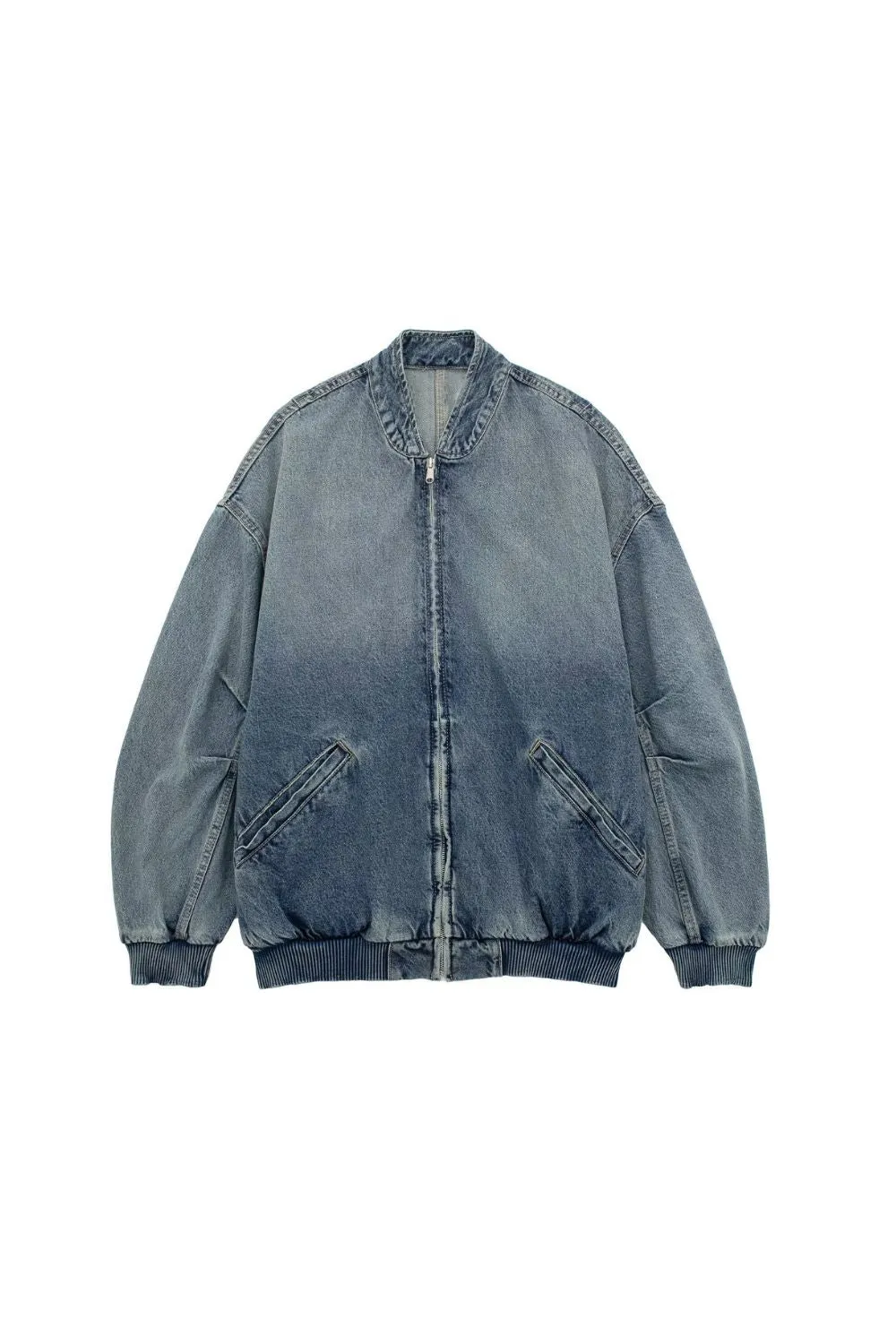 'Kayla' Loose Denim Pilot Jacket sold by Goodnight Macaroon