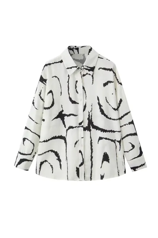 'Eliza' Geometric Pattern Print Shirt &  Pants Set (Sold Separately) sold by Goodnight Macaroon