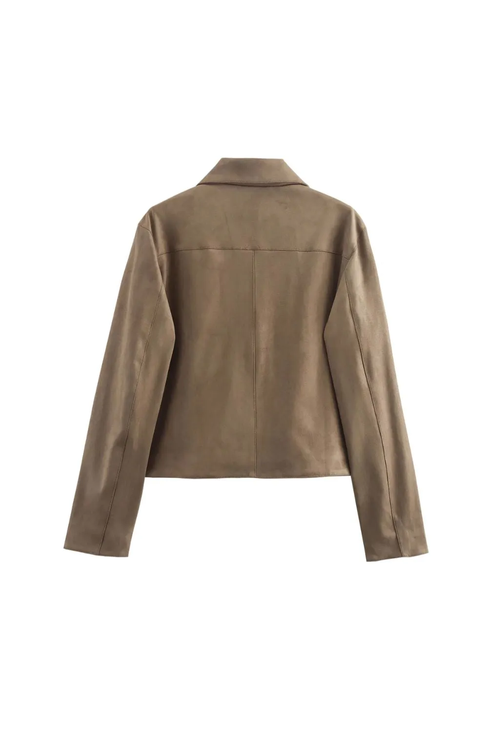 ‘Caroline’ Suede Jacket Coat (2 color) sold by Goodnight Macaroon product image thumbnail 3