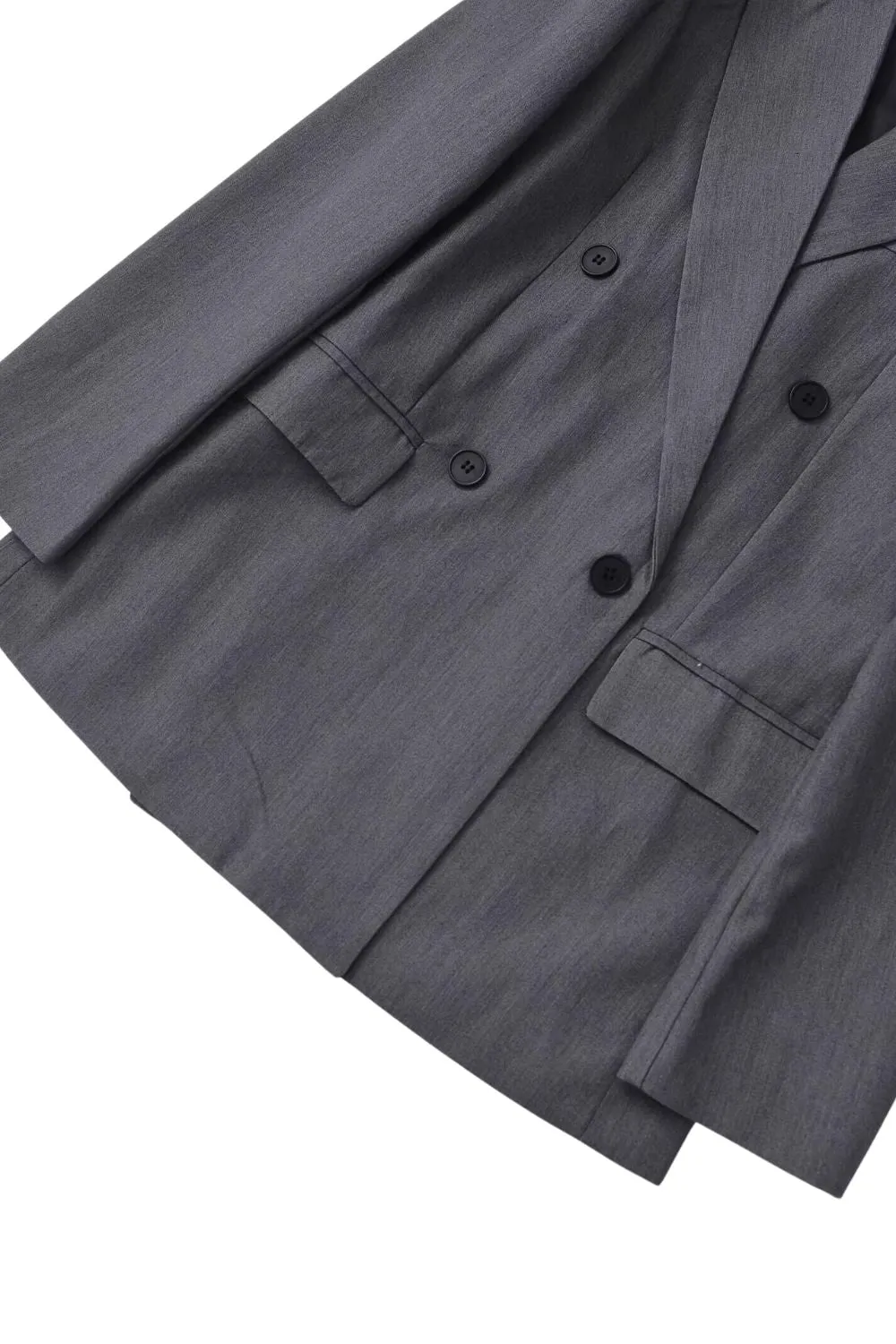 'Evelyn' Chic Double-Breasted Suit Jacket sold by Goodnight Macaroon product image thumbnail 4