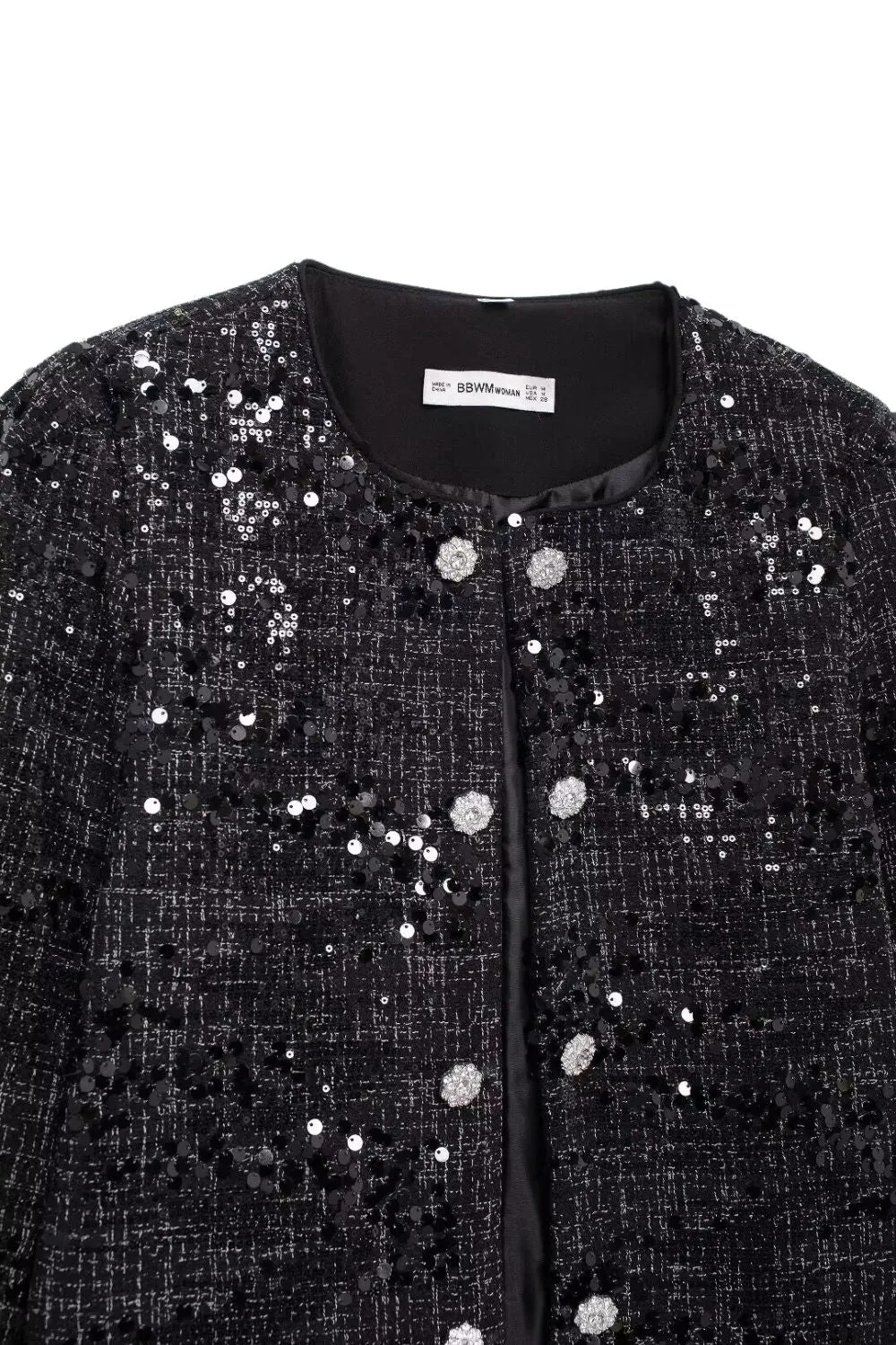 'Charlotte' Shimmering Sequin Jacket sold by Goodnight Macaroon product image thumbnail 3