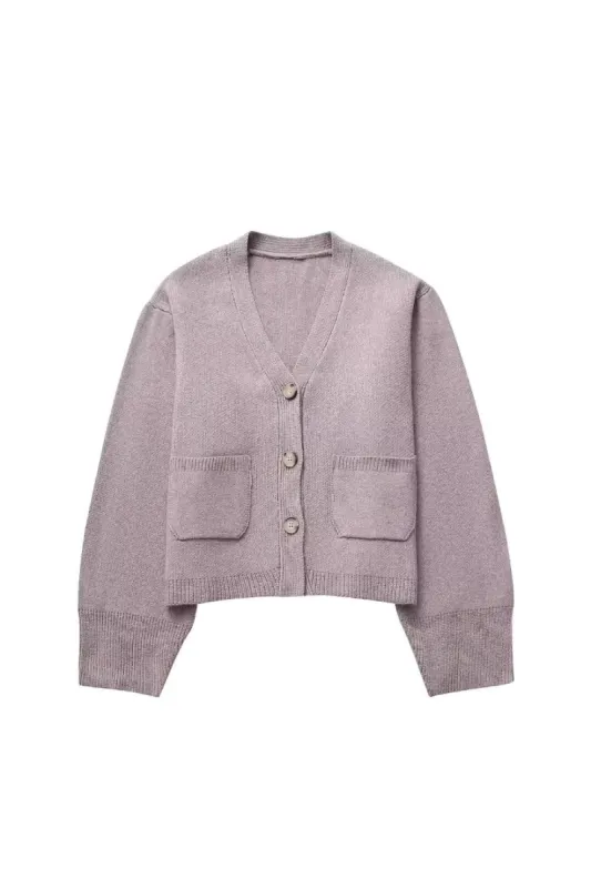 'Serenity' Casual Knit Cardigan Top sold by Goodnight Macaroon