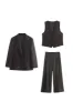 'Taylor' Pinstriped Executive Three-Piece Suit (Sold Separately) sold by Goodnight Macaroon
