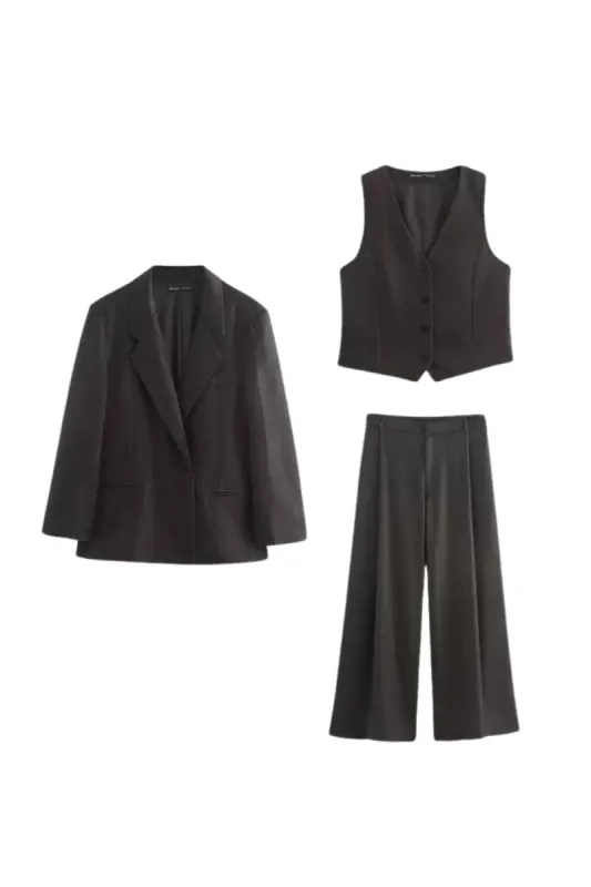 'Taylor' Pinstriped Executive Three-Piece Suit (Sold Separately) sold by Goodnight Macaroon
