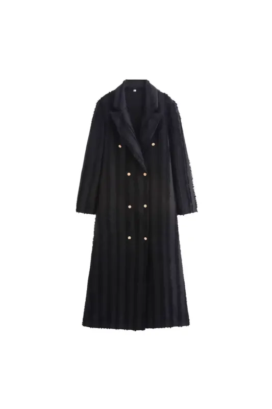 'Zoë' Oversized Double-Breasted Trench Coat sold by Goodnight Macaroon