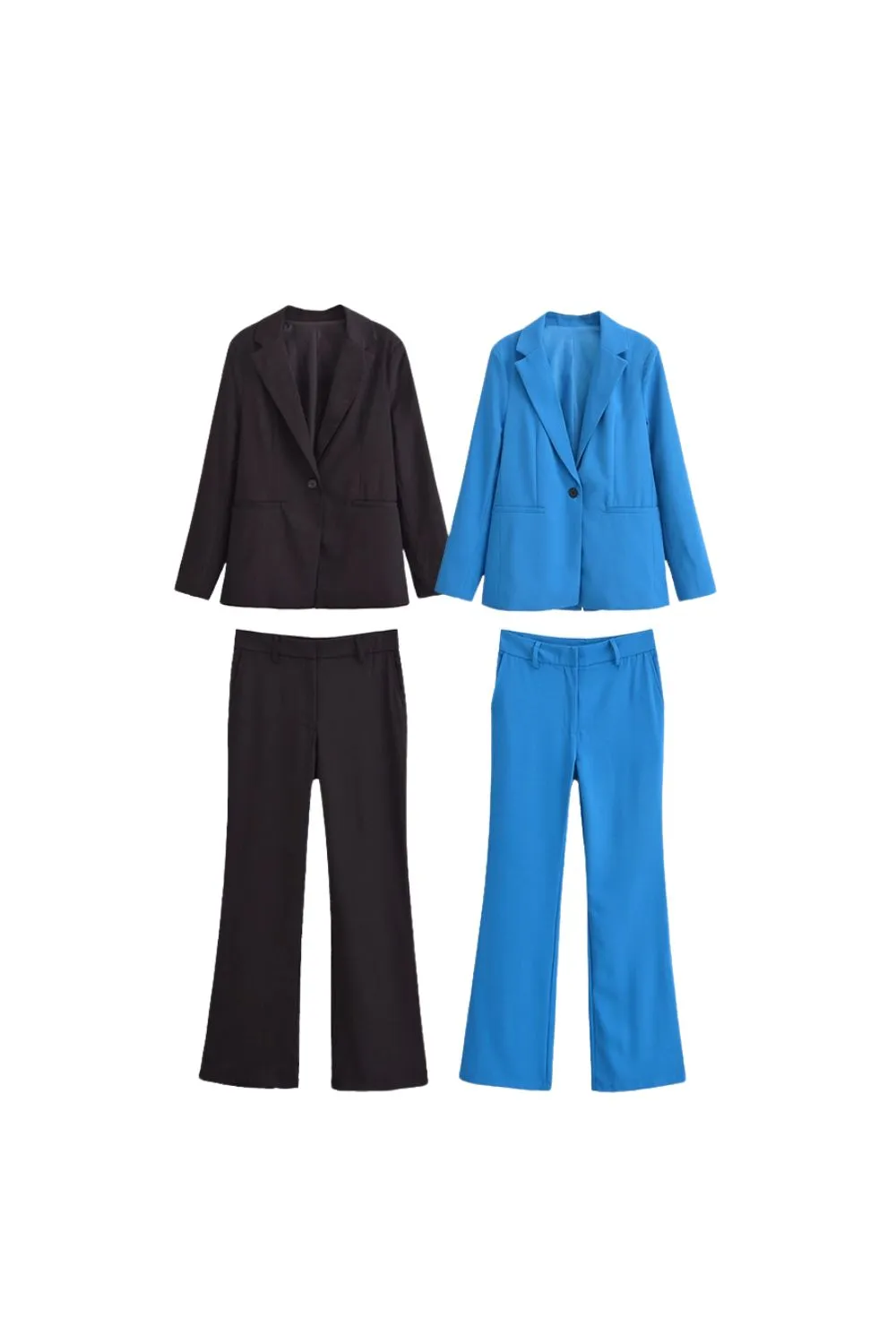 'Eleanor' Long Sleeve Collared Blazer & Casual Pants Suit (Sold Separately) sold by Goodnight Macaroon
