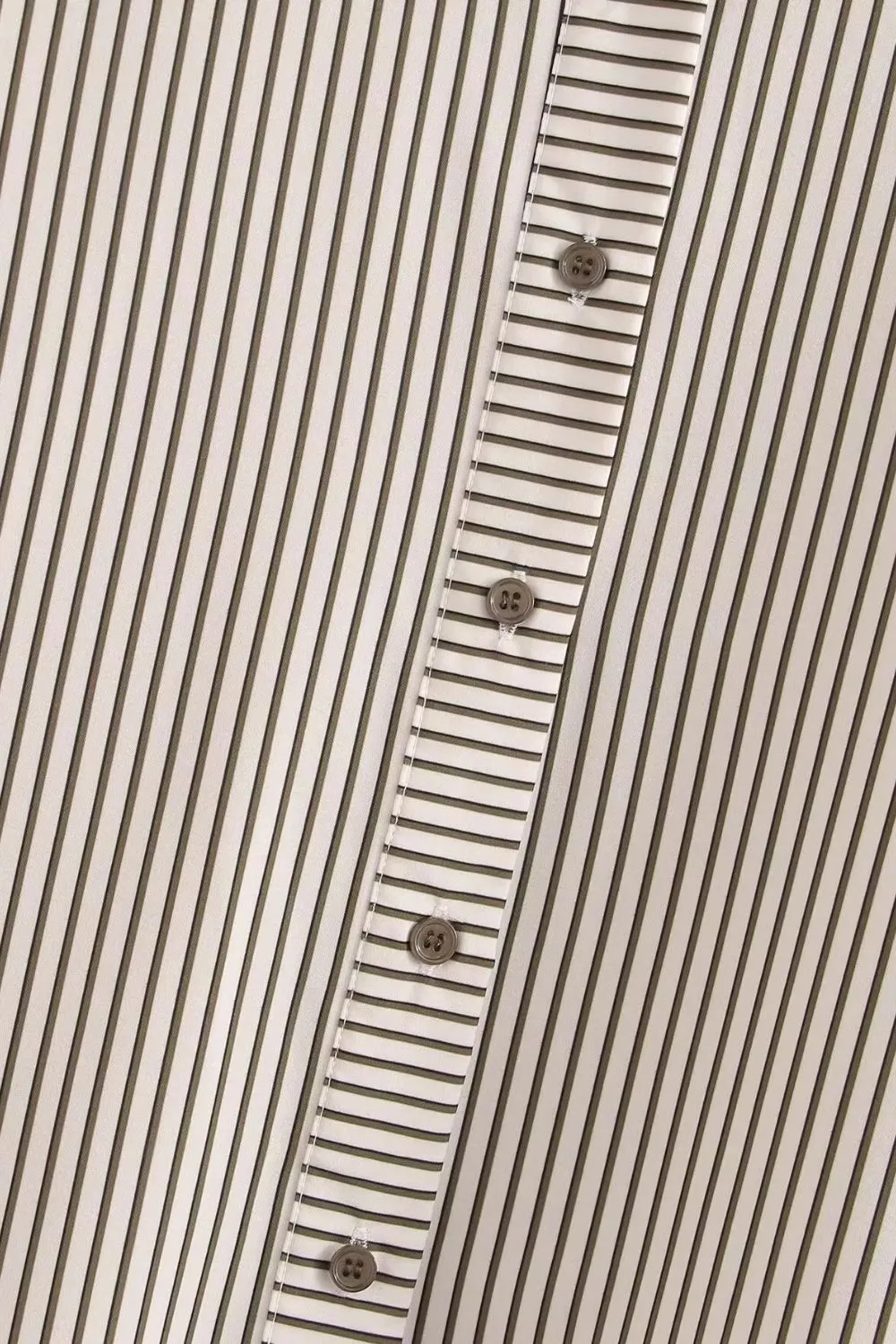 'Hazel' Collared Striped Shirt sold by Goodnight Macaroon product image thumbnail 4