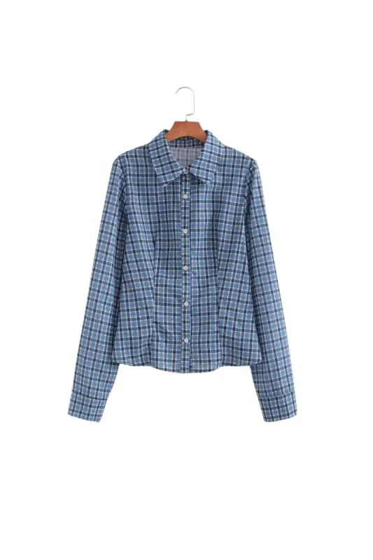 'Nora' Versatile Slim-Fit Polyester-Cotton Shirt sold by Goodnight Macaroon