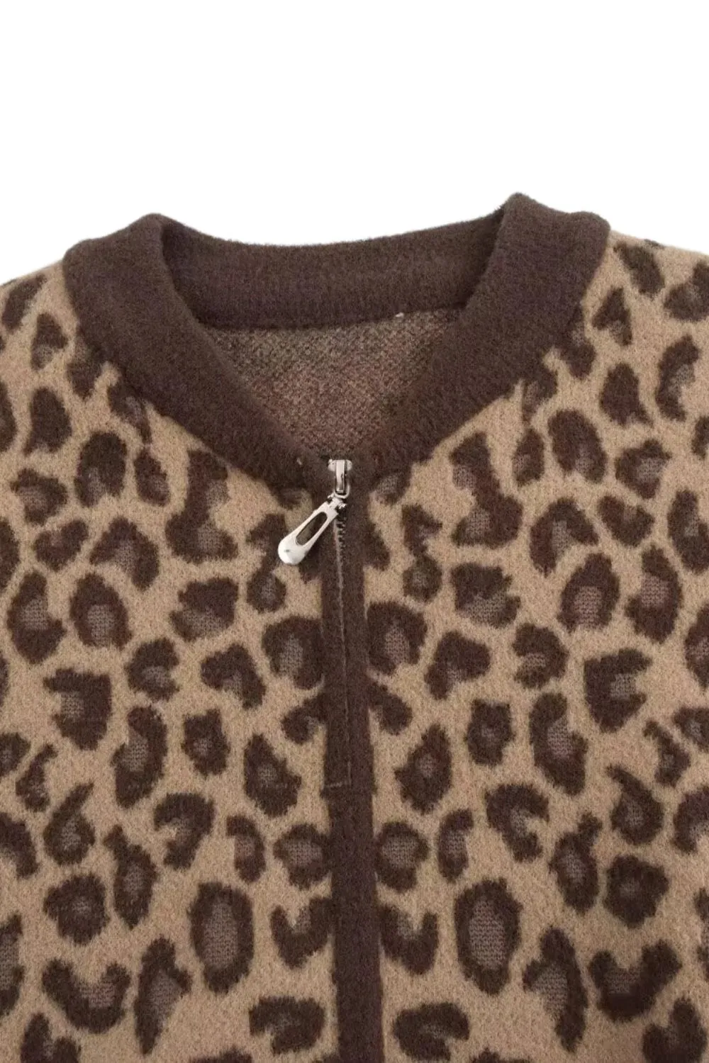 'Scarlett' Stylish Leopard Print Cropped Jacket sold by Goodnight Macaroon product image thumbnail 4