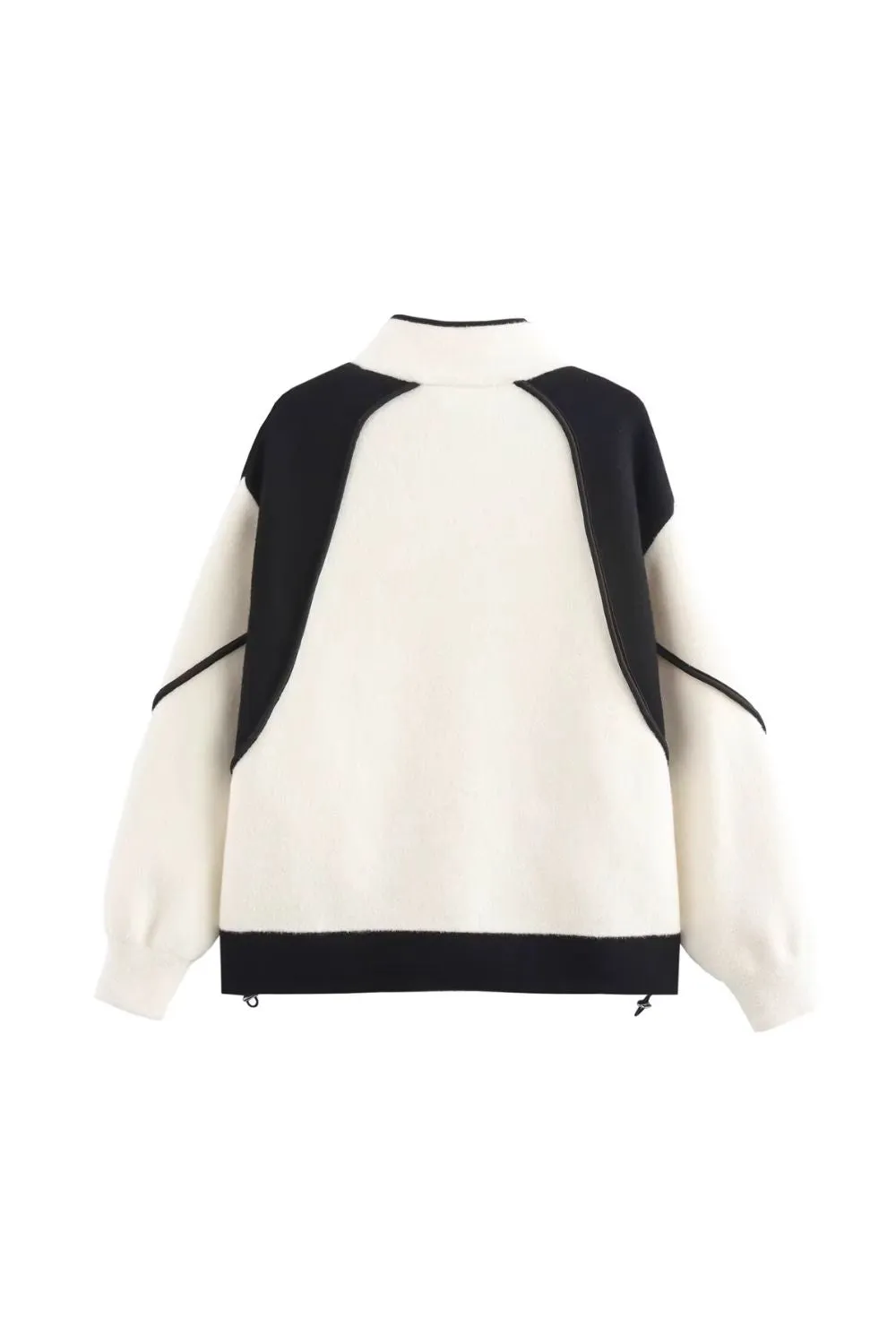 ‘Chloe’ Casual Color-Block Zip Jacket sold by Goodnight Macaroon product image thumbnail 5