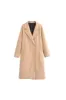 'Eliza' Camel Double-Breasted Cashmere Overcoat sold by Goodnight Macaroon