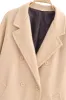 'Eliza' Camel Double-Breasted Cashmere Overcoat sold by Goodnight Macaroon