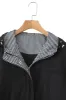 'Quinn' Casual Stripe-Detail Hooded Windbreaker Jacket sold by Goodnight Macaroon