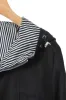 'Quinn' Casual Stripe-Detail Hooded Windbreaker Jacket sold by Goodnight Macaroon