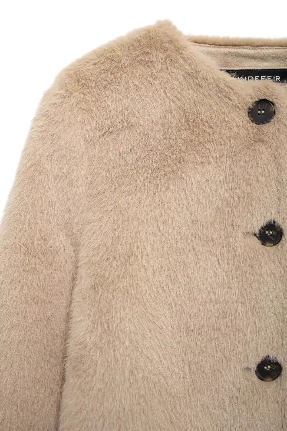 'Alice' Faux Fur-Effect Short Jacket Coat sold by Goodnight Macaroon product image thumbnail 4