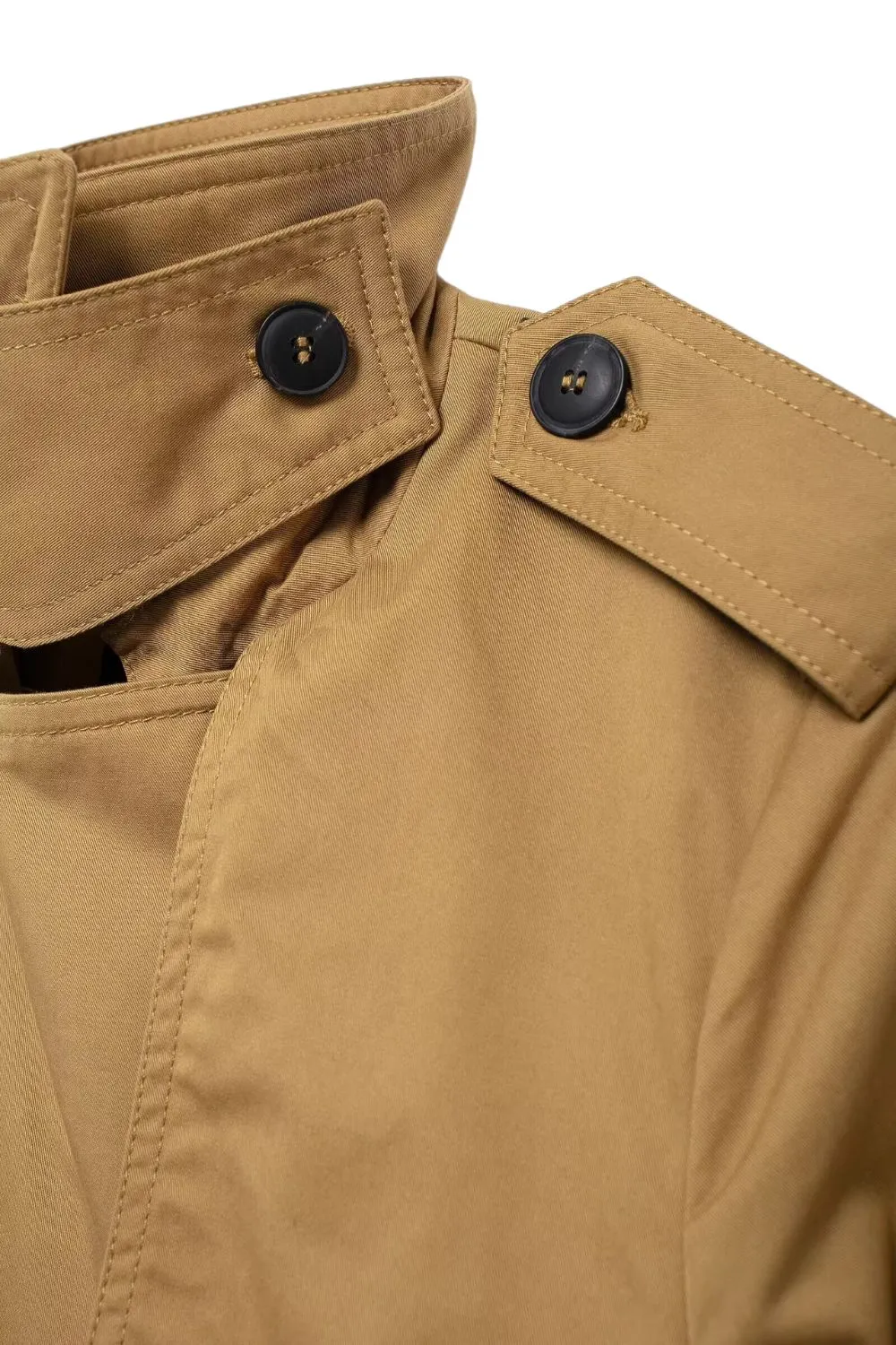 'Julia' Collared Long-Sleeve Trench Coat sold by Goodnight Macaroon product image thumbnail 5