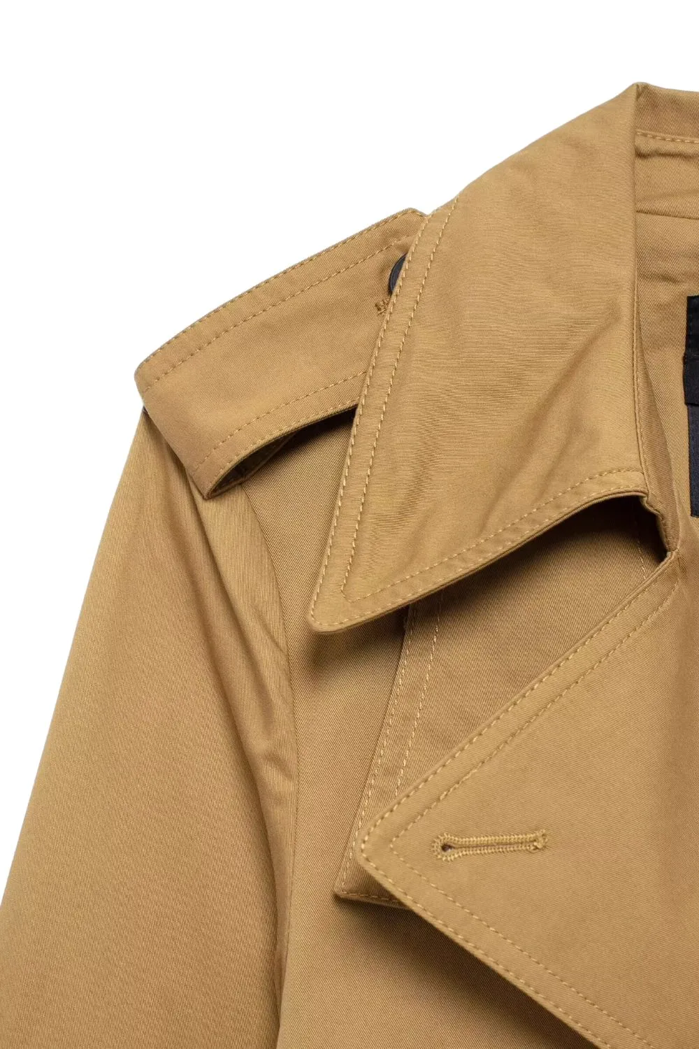 'Julia' Collared Long-Sleeve Trench Coat sold by Goodnight Macaroon product image thumbnail 4