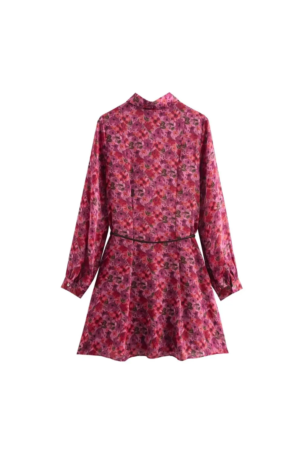 'Alice' Minimalist Floral Print Mini Dress sold by Goodnight Macaroon product image thumbnail 2