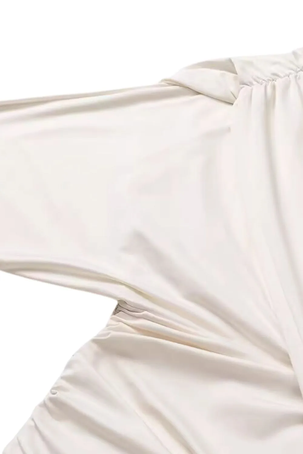 'Charlotte' V-Neck Long Sleeve Mid-Calf Dress sold by Goodnight Macaroon product image thumbnail 4