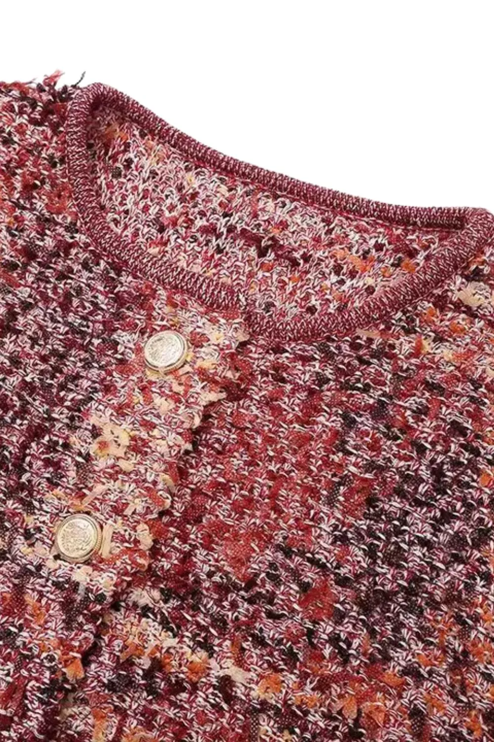 'Nora' Chic and Classic Textured Knit Jacket for All Occasions sold by Goodnight Macaroon product image thumbnail 3