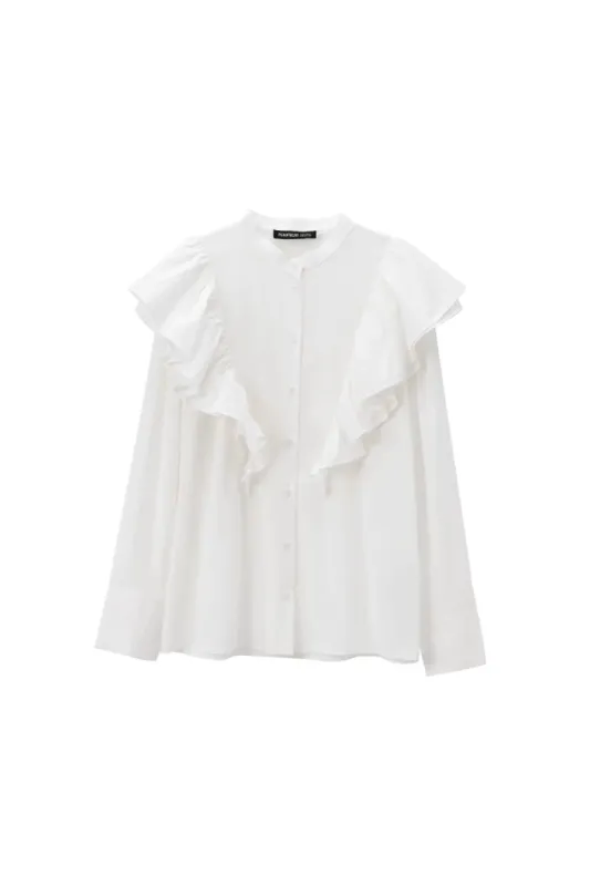 'Avery' Stylish Layered Ruffle Shirt for All Occasions sold by Goodnight Macaroon