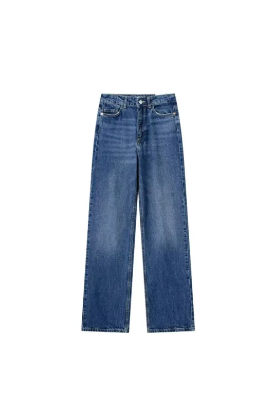 'Scarlett' High-Waist Flared Jeans sold by Goodnight Macaroon