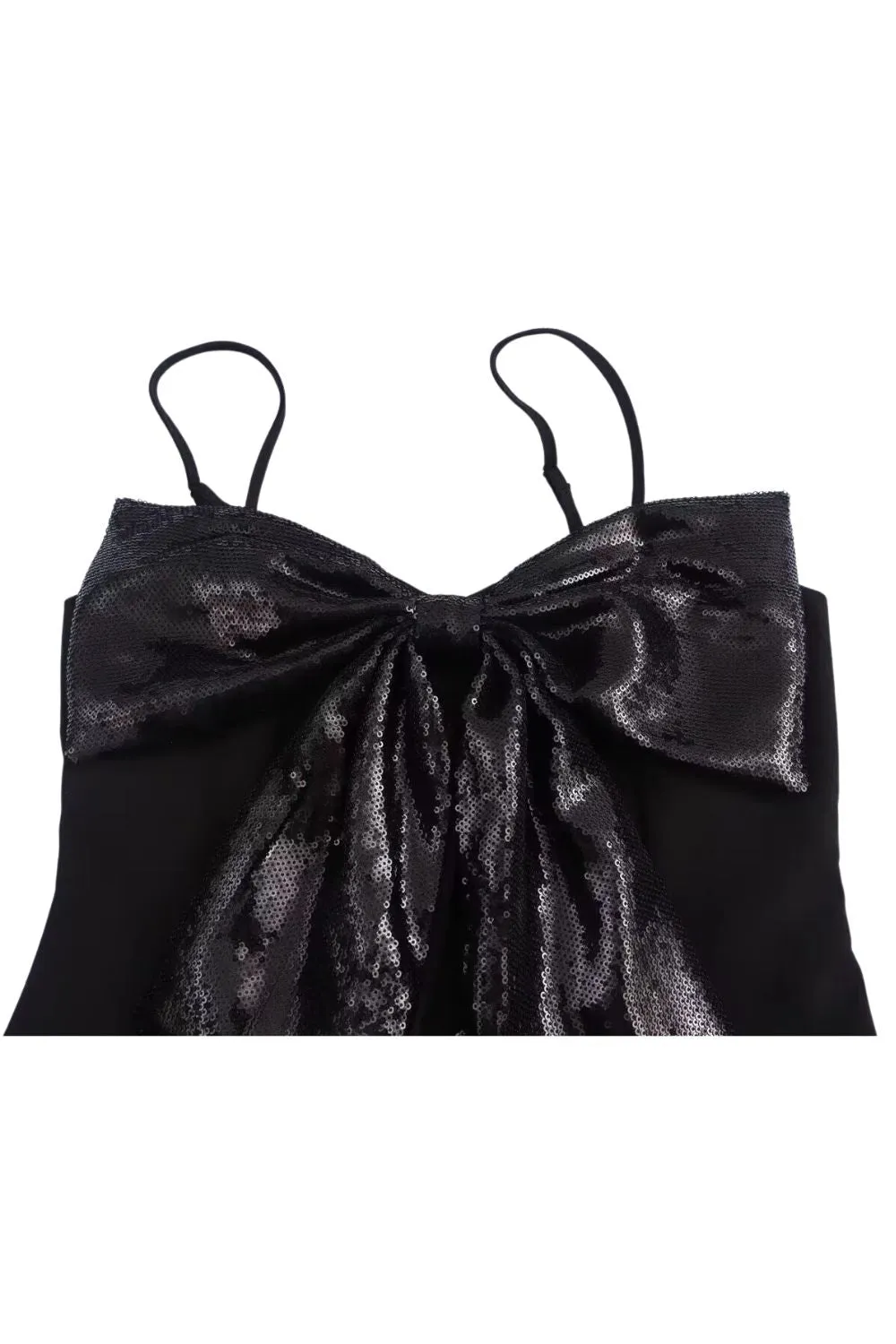 'Amber' Sequined Bow-Detailed Off-The-Shoulder Top sold by Goodnight Macaroon product image thumbnail 5