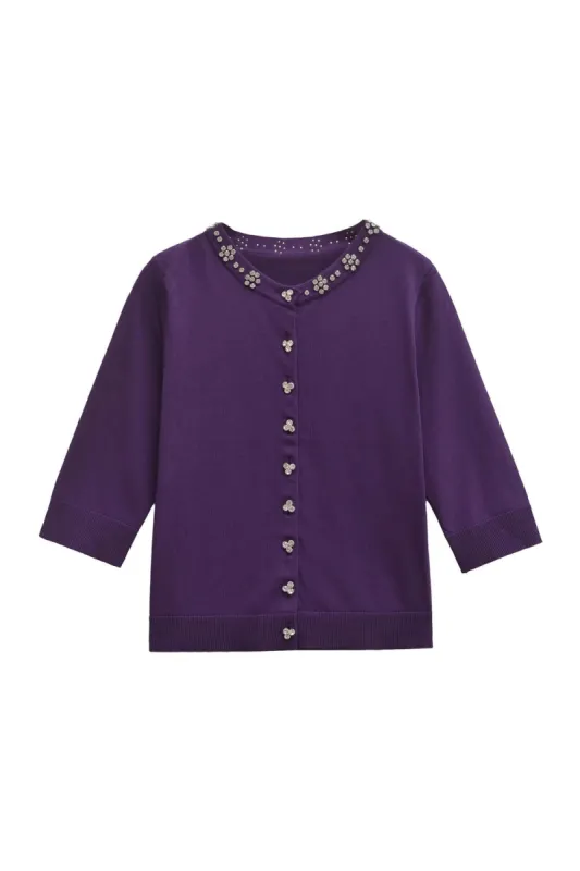 'François' Luxurious Beaded Knit made by Goodnight Macaroon