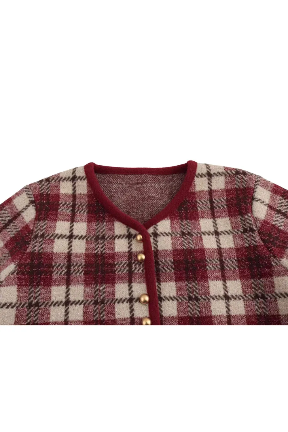 ‘Vicky’ Checkered Flannel Jacket sold by Goodnight Macaroon product image thumbnail 5