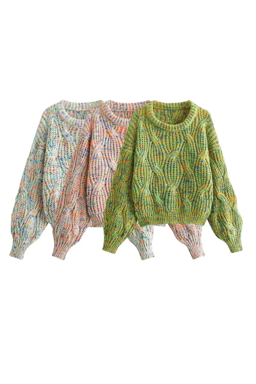 'Justine' Soft and Plush Cable-Knit Chunky Sweater sold by Goodnight Macaroon