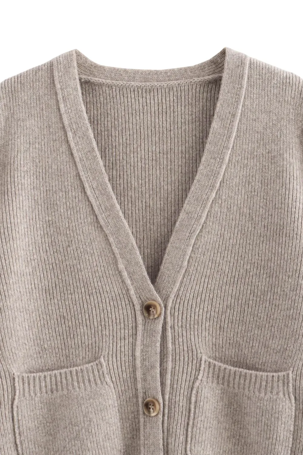 'Paige' Casual Pocket-Detail Knitted Cardigan sold by Goodnight Macaroon product image thumbnail 3