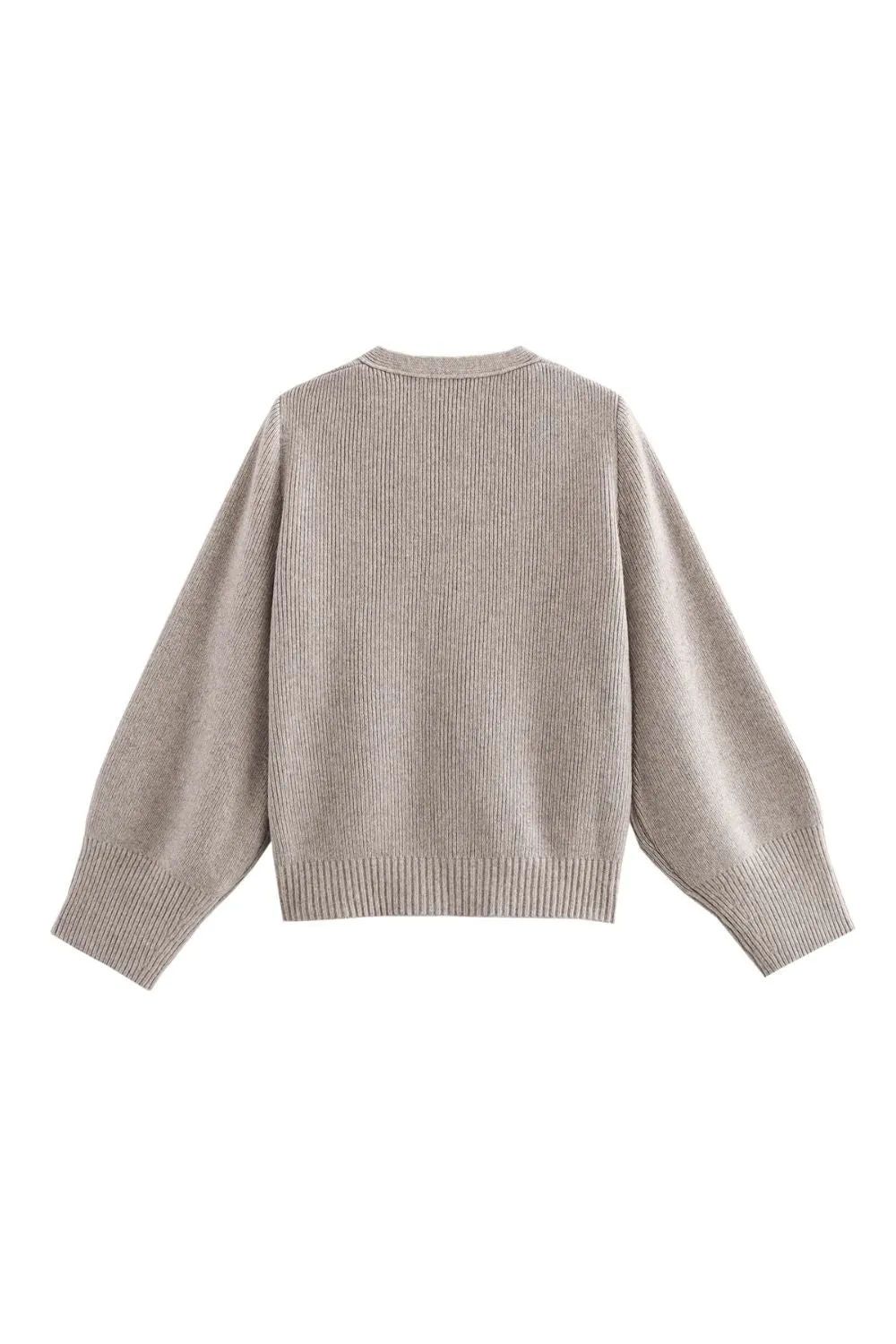 'Paige' Casual Pocket-Detail Knitted Cardigan sold by Goodnight Macaroon product image thumbnail 2