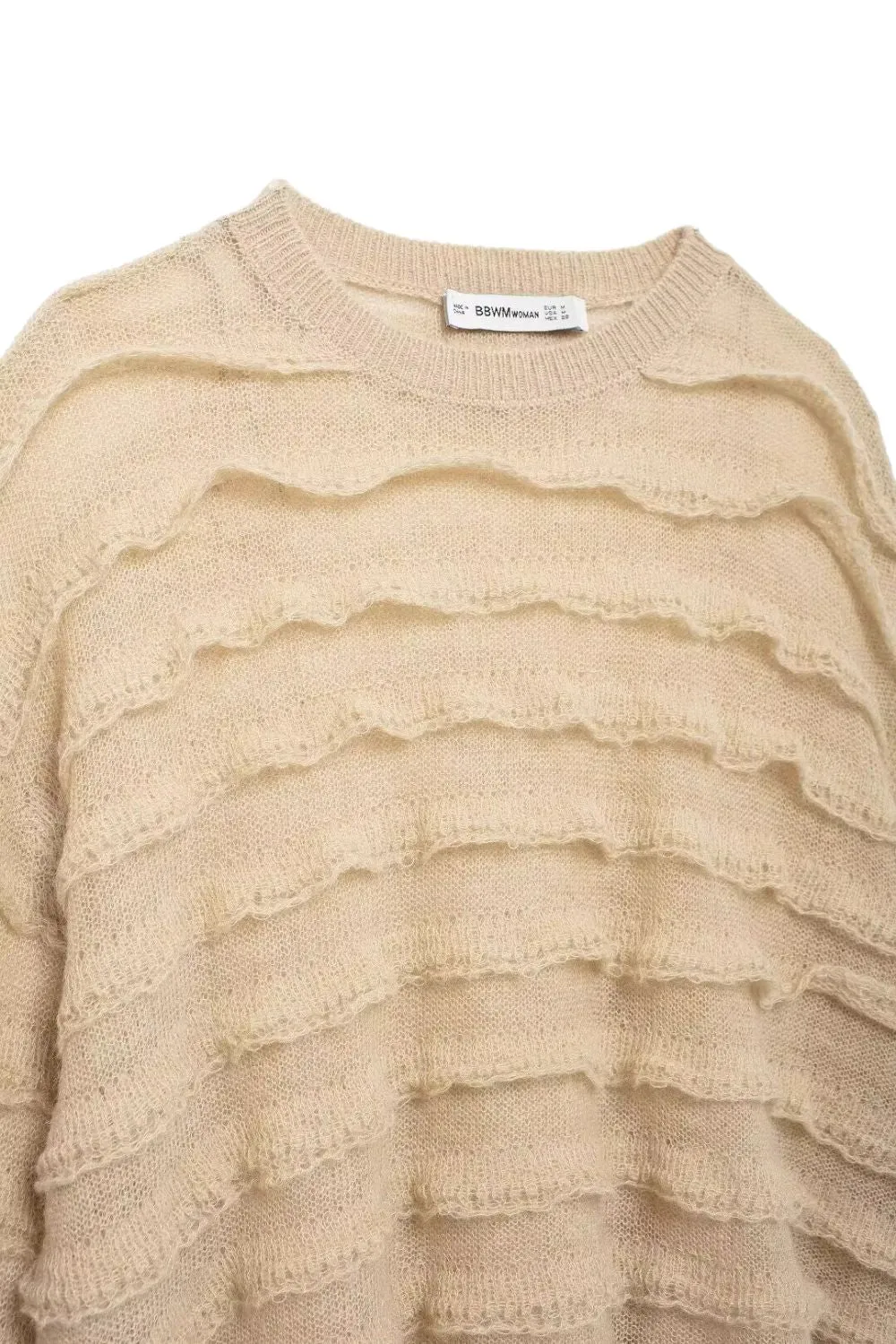 'Marjorie' Layered Knit Sweater sold by Goodnight Macaroon product image thumbnail 3