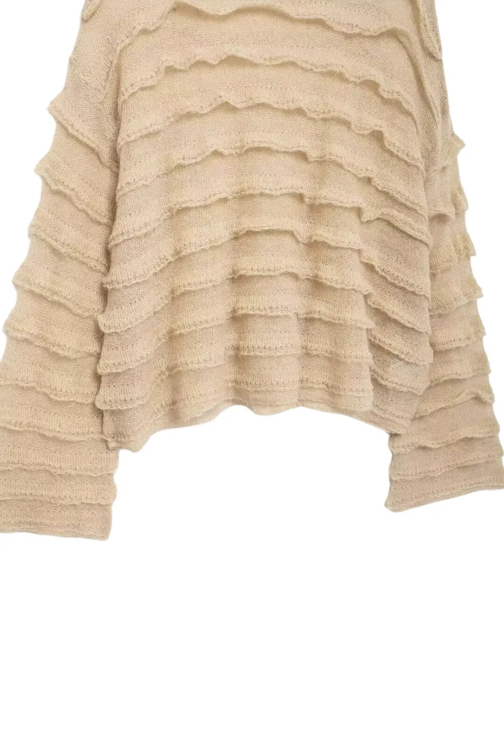 'Marjorie' Layered Knit Sweater sold by Goodnight Macaroon product image thumbnail 4