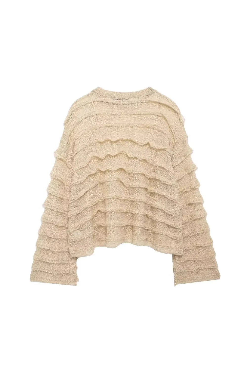 'Marjorie' Layered Knit Sweater sold by Goodnight Macaroon product image thumbnail 2