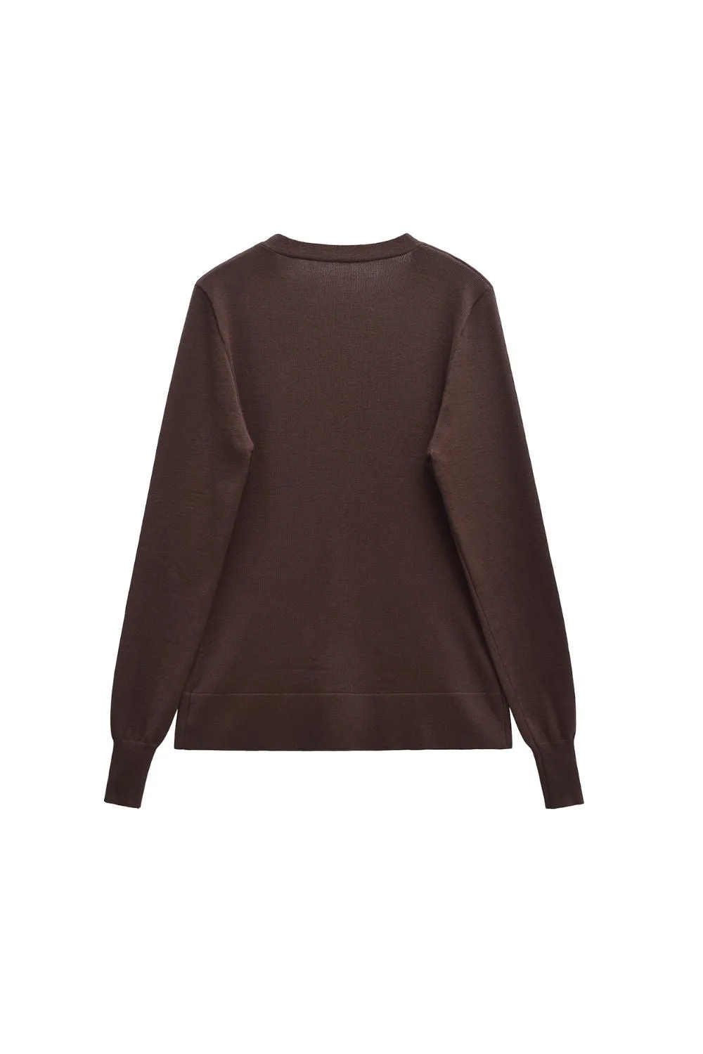 'Gail' Button-Down Long Sleeve V-Neck Cardigan sold by Goodnight Macaroon product image thumbnail 3