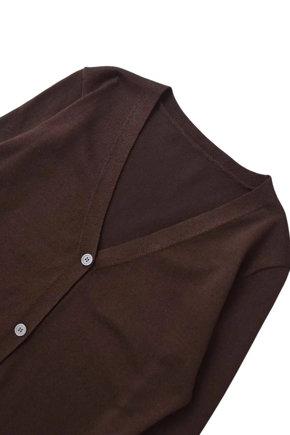 'Gail' Button-Down Long Sleeve V-Neck Cardigan sold by Goodnight Macaroon product image thumbnail 4