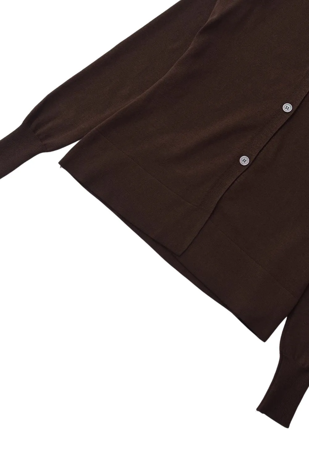 'Gail' Button-Down Long Sleeve V-Neck Cardigan sold by Goodnight Macaroon product image thumbnail 5