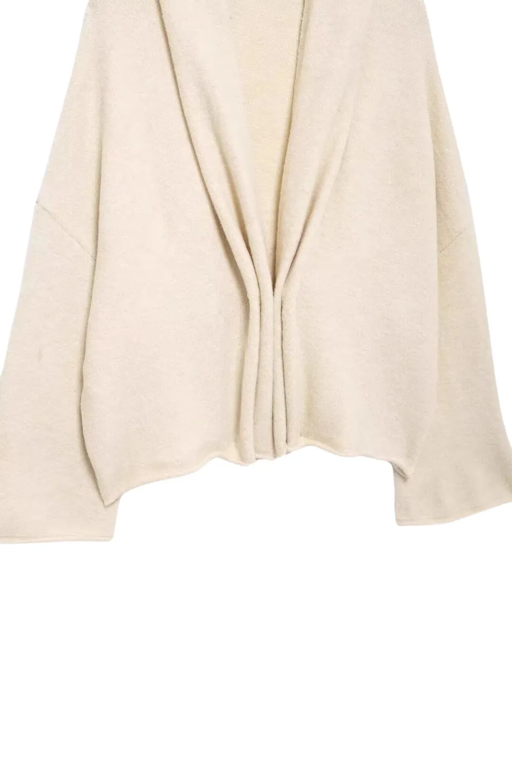 'Roberta' Minimalist Gold-Trimmed Knit Jacket sold by Goodnight Macaroon product image thumbnail 4