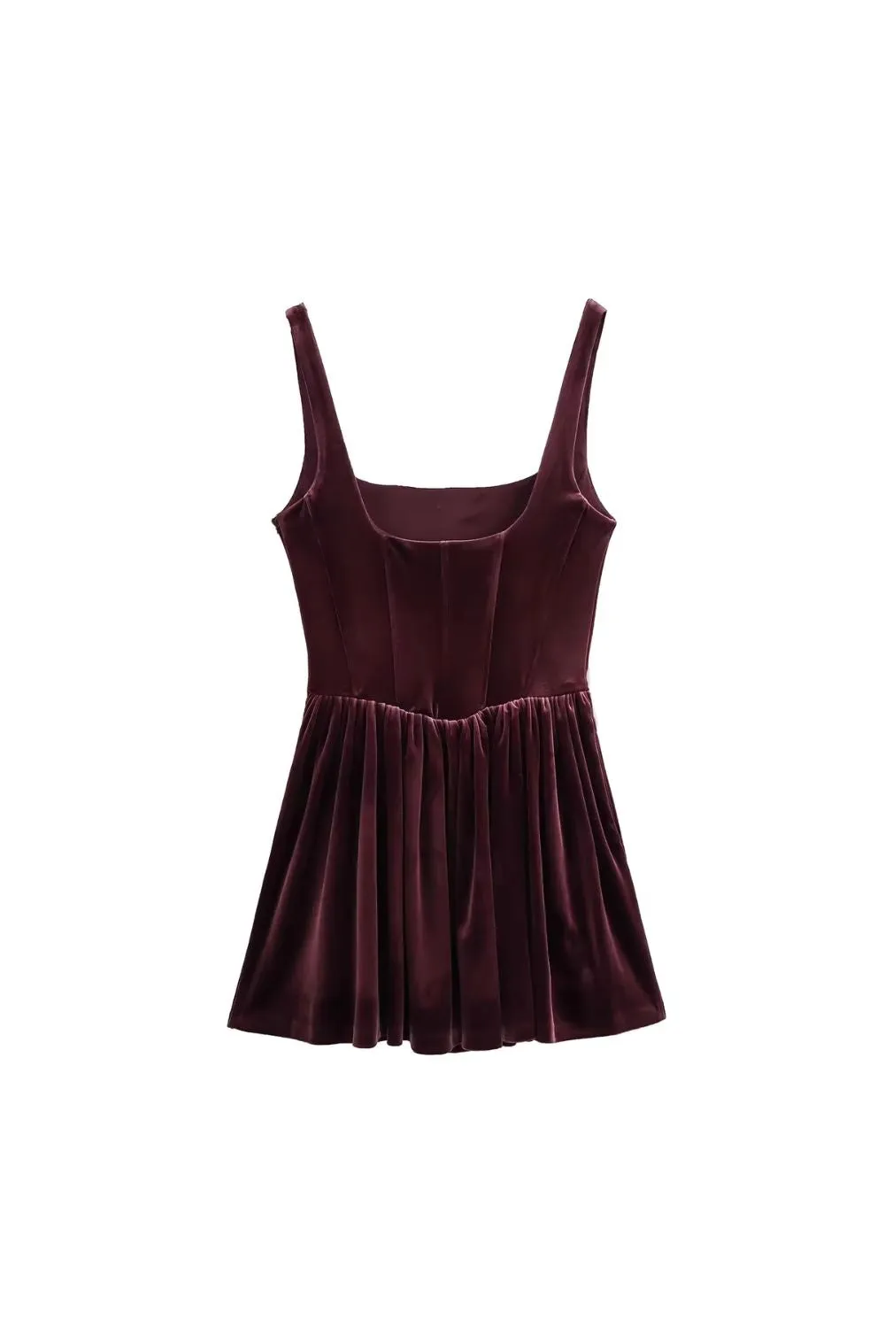'Daisy' Velvet Corset-Style Bodycon Dress sold by Goodnight Macaroon product image thumbnail 2