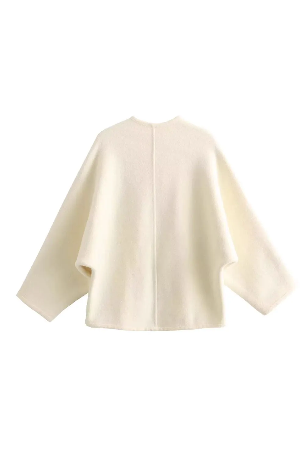 'Shirley' Double-Faced Cashmere Short Coat sold by Goodnight Macaroon product image thumbnail 3