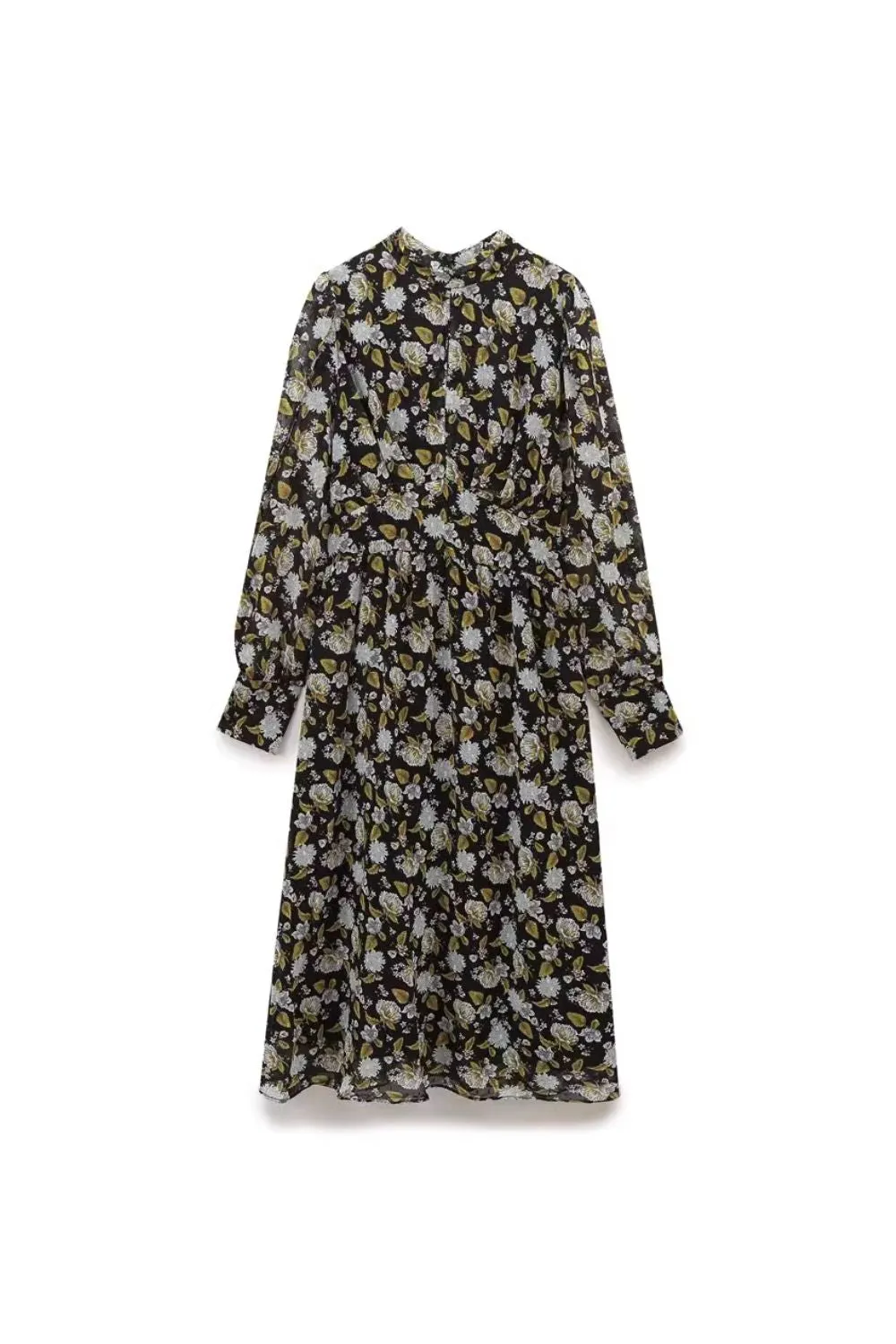 'Charlotte' Casual Printed Long Sleeve Dress sold by Goodnight Macaroon