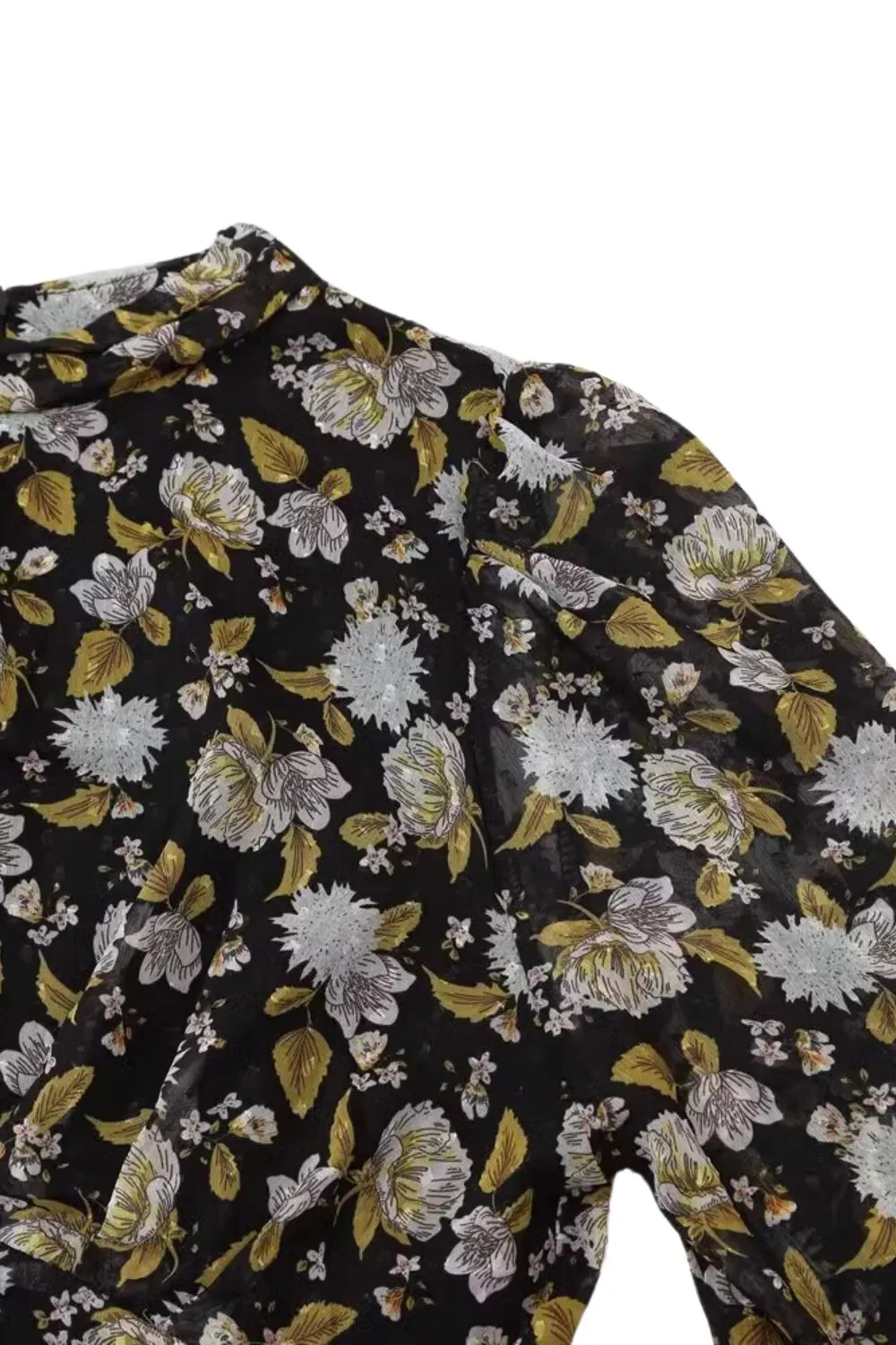 'Charlotte' Casual Printed Long Sleeve Dress sold by Goodnight Macaroon product image thumbnail 5