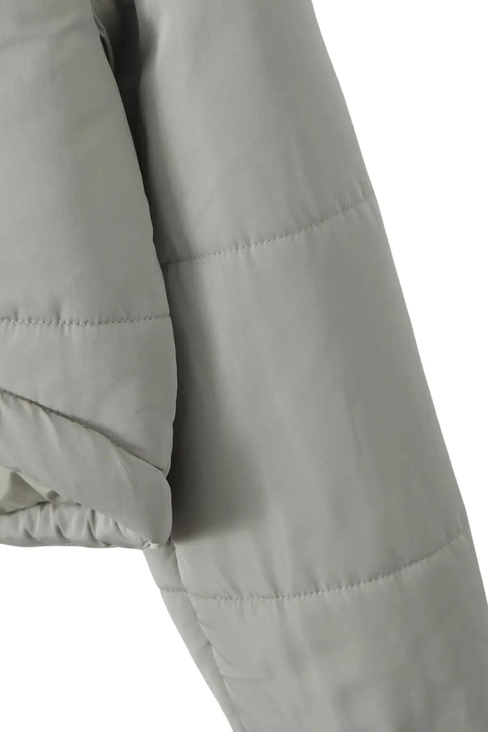 'Victoria' Front-Short, Back-Long Quilted Jacket sold by Goodnight Macaroon product image thumbnail 3