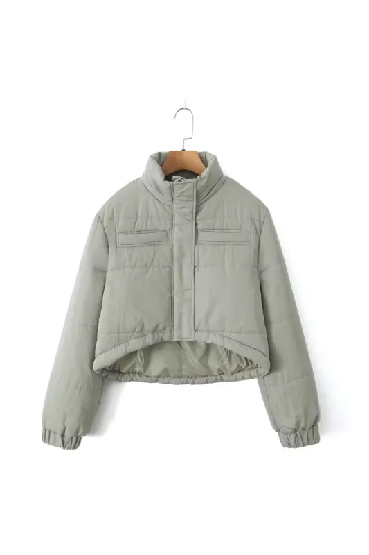 'Victoria' Front-Short, Back-Long Quilted Jacket made by Goodnight Macaroon