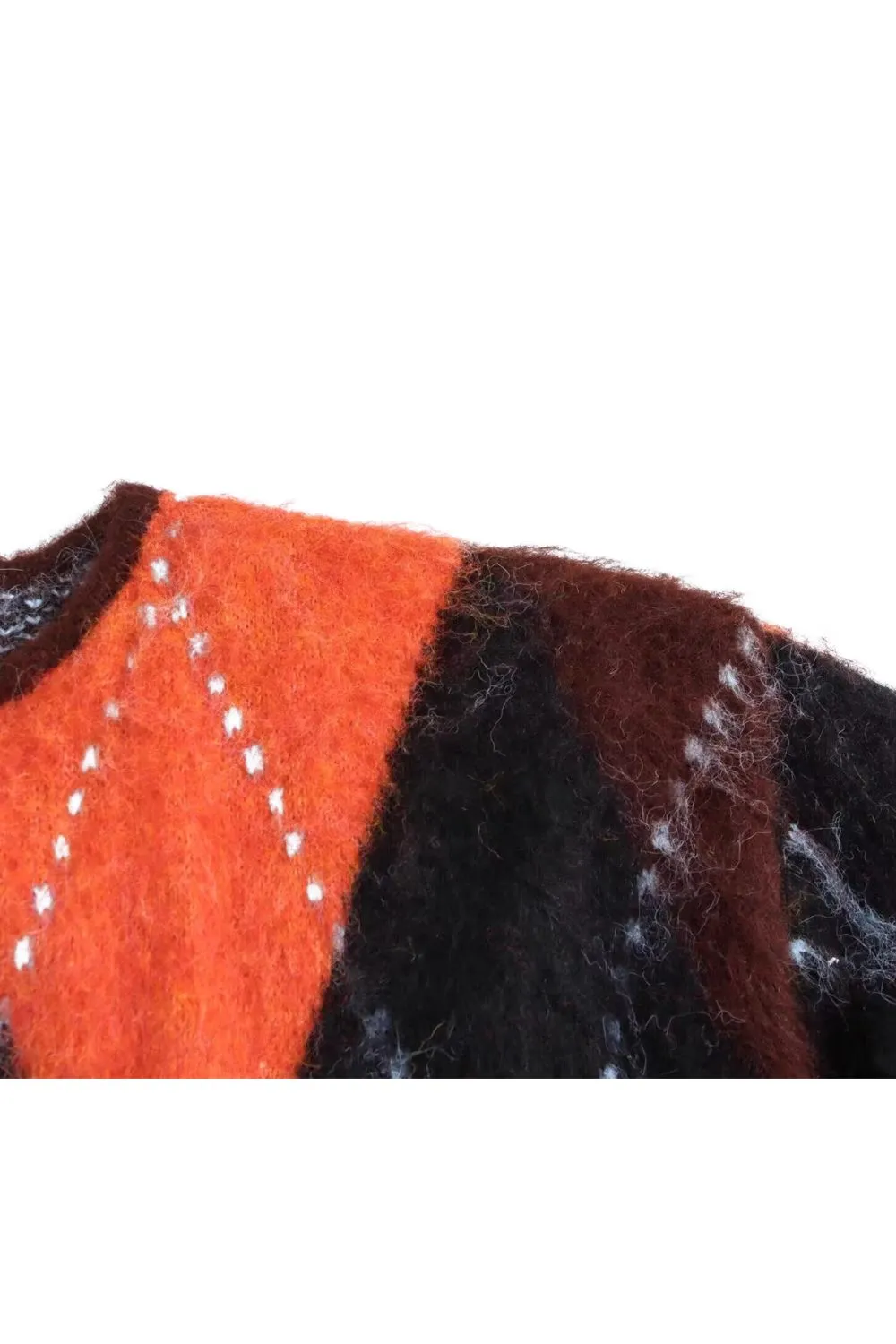 'Zoey' Long Sleeve Crew Neck Jacquard Knit Jacket sold by Goodnight Macaroon product image thumbnail 4