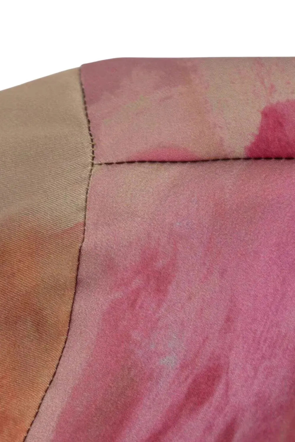 'Lucy' Silk Satin Texture Tie-Dye Shirt sold by Goodnight Macaroon product image thumbnail 4