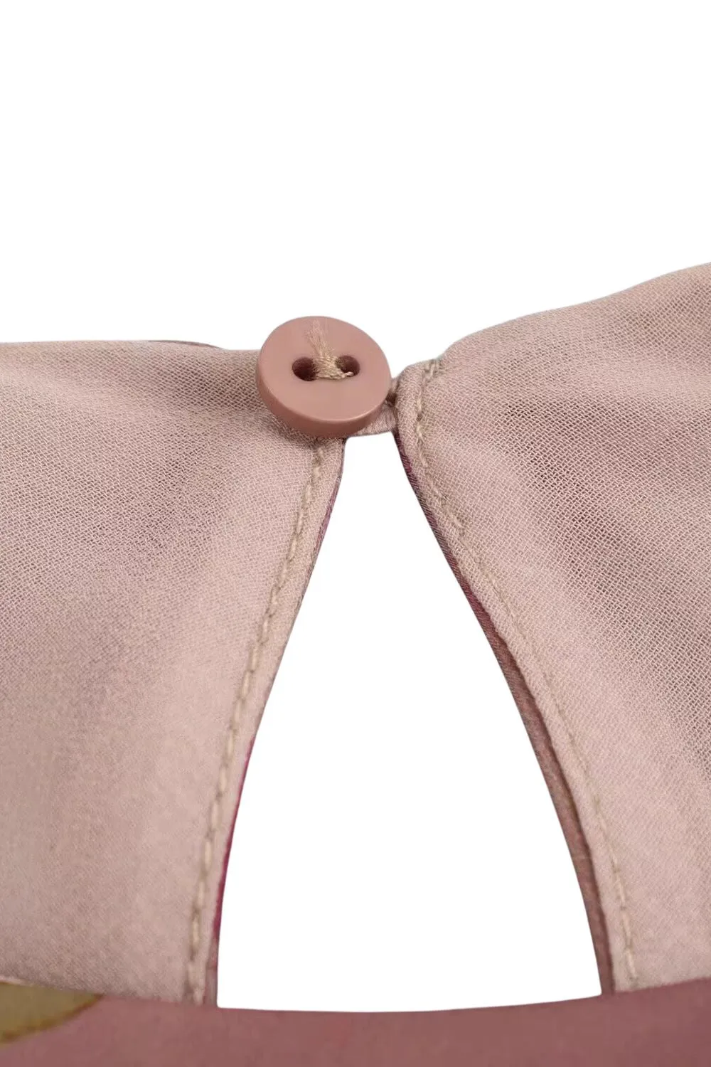 'Lucy' Knot-Detail Satin Texture Dress sold by Goodnight Macaroon product image thumbnail 4