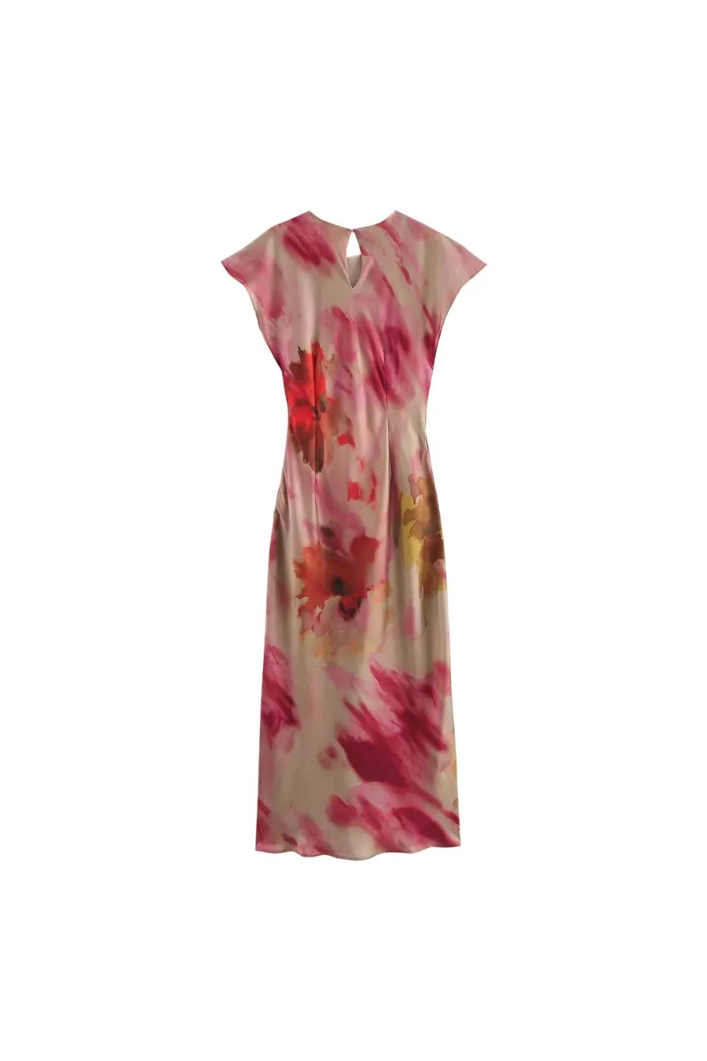 'Lucy' Knot-Detail Satin Texture Dress sold by Goodnight Macaroon product image thumbnail 2