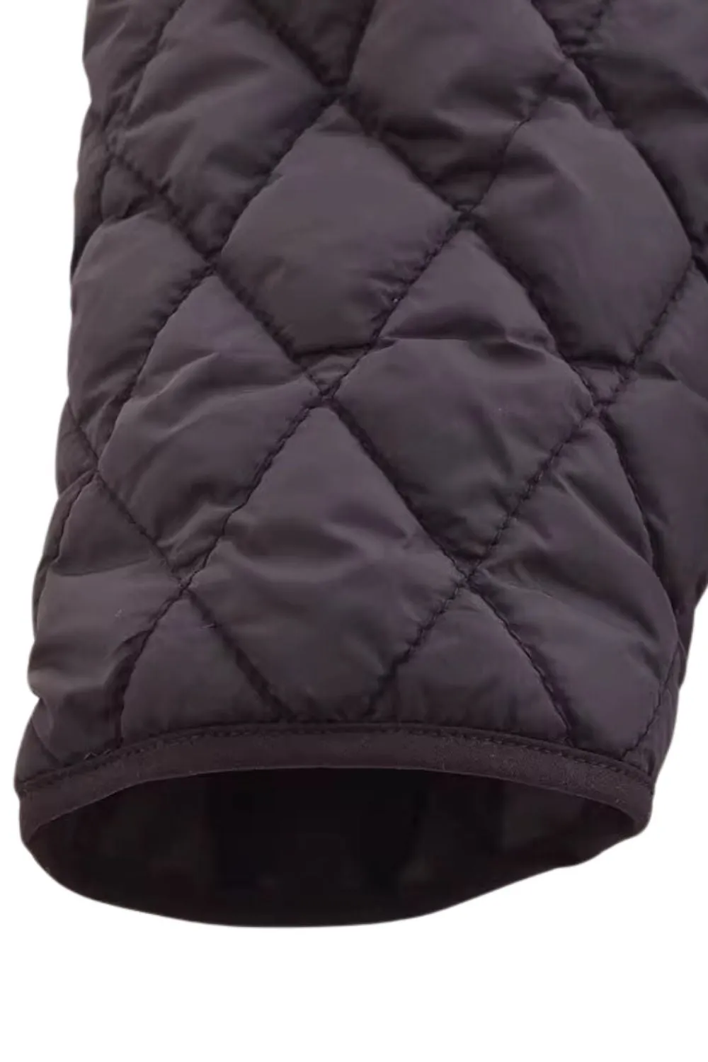 'Ella' Diamond-Quilted Cotton Jacket with Cropped Back sold by Goodnight Macaroon product image thumbnail 5